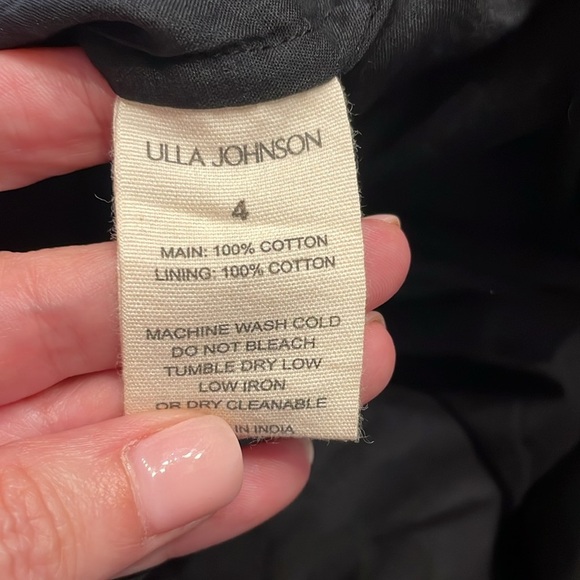 Ulla Johnson Freya Circle Jacquard Tiered Cotton Dress - Picture 7 of 8